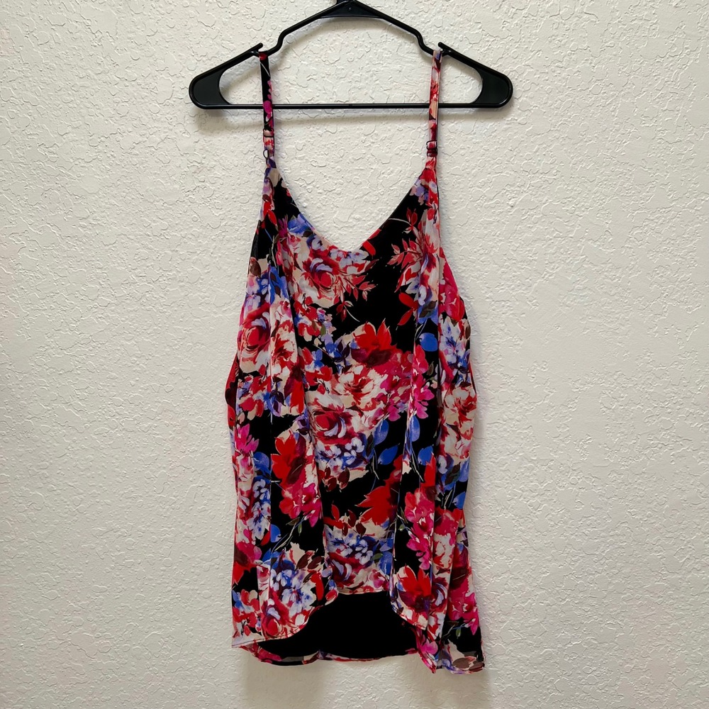 Torrid Sophie Black Floral Chiffon Cami Top Size 3 3X Plus New NWT - Picture 6 of 6
